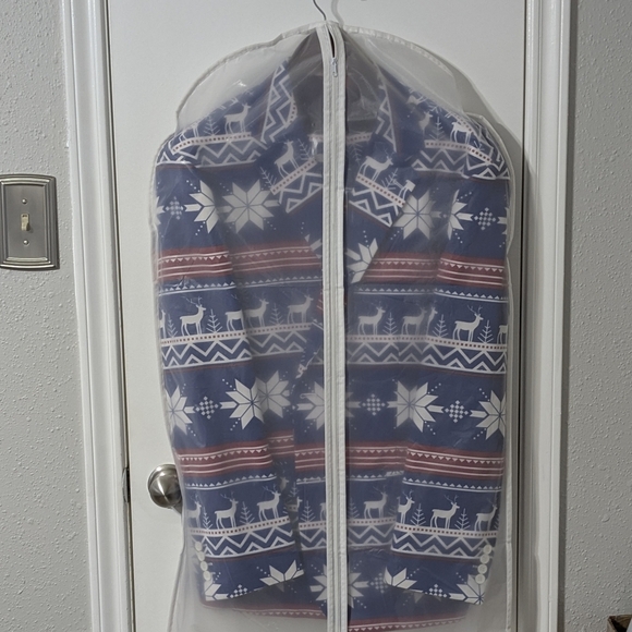 OppoSuits Christmas Holiday reindeer snowflake suit, 50 US, 41-42 waist - Picture 12 of 13